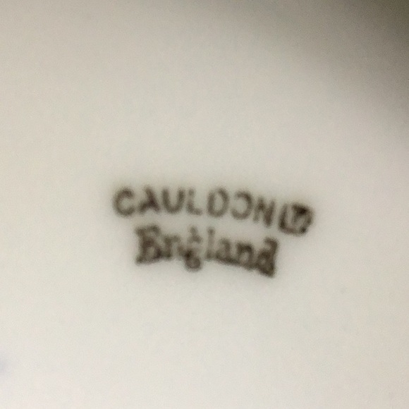 Cauldon England Bouillon Cup, Saucer, and Lid Bone China - Picture 7 of 7